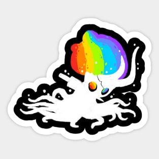 Rainbow Broken Vessel [WHITE] Sticker